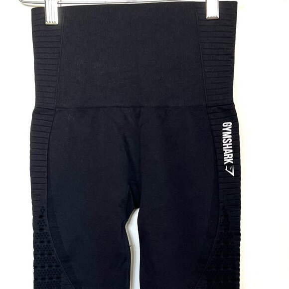 NWOT GYMSHARK ENERGY SEAMLESS CROPPED LEGGINGS SIZE XS - Picture 3 of 11